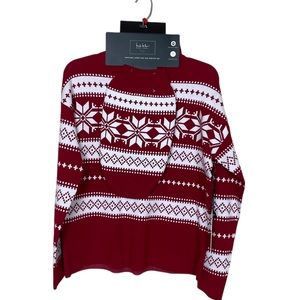 NWT Nicole Miller New York Pets Fair Isle Matching Ladies and Dog Sweater